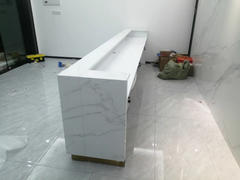 Maoters Imitation Marble Pattern Front Desk - Elegant Service Desk Review