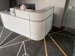 Maoters Laminate Reception Desk with Filing Cabinet Review