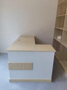 Maoters Modern Minimalist Reception Desk - White  Review