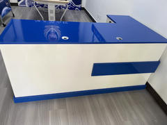 Maoters Modern Minimalist Reception Desk - White  Review