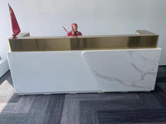Maoters Simple Lacquer Reception Desk - Beauty  Review
