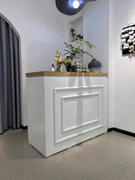 Maoters Small Reception Desk Minimalist Modern Review