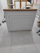Maoters Small Reception Desk Minimalist Modern Review