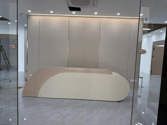 Maoters Stylish Curved Cashier Counter for Beauty Salons Review