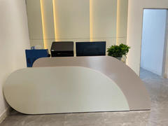 Maoters Stylish Curved Cashier Counter for Beauty Salons Review