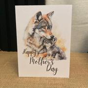 Creatado Printable Wolf Mother's Day Card | Instant Download  Review
