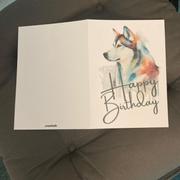 Creatado Printable Husky Birthday Card | Instant Download  Review
