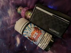 Vape Society Supply Blue Cotton Candy ICE Carnival Juice Roll Upz 100ml Review