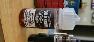 Vape Society Supply Macchiato NITRO'S COLD BREW COFFEE 100ml Review