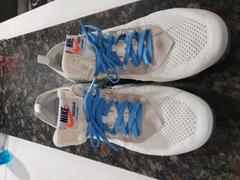 LaceSpace Laces Blue - SHOELACES  inspired by OFF-WHITE x Nike- Flat Laces Review