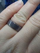 Hanover Jewelers Unique Purple Lilac Gray Ceramic His or Hers Wedding Band Review