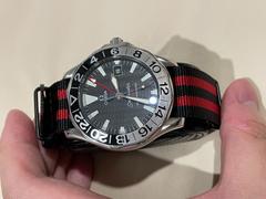 watchstraps.com.au Black & Red watch strap (with black PVD buckles) Review