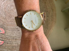 watchstraps.com.au 22mm Matte Brown Leather Watch Strap With Rose Gold Buckles Review