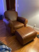 Club Furniture Edison Art Deco Rounded Tight Back Leather Club Chair Review