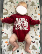 Hazel & Bo MERRY CHRISTMAS YA FILTHY ANIMAL Long-Sleeve Onesie Review