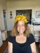 Grace Eleyae All Silk Turban - Mustard Review