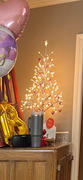 American Sale Shimmering Tree LED Silver/Warm White Twinkle Review