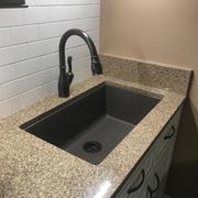 The Sink Boutique Blanco Precis 30 Undermount Granite Composite Kitchen Sink, Silgranit, Anthracite, 442534 Review