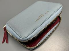 Elie Beaumont London Zipper Purse/Wallet Powder Blue - Berry Review