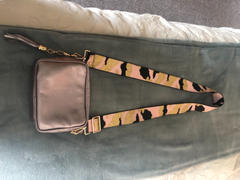 Elie Beaumont London Crossbody Metallic Pewter (Pink Camouflage Strap) Review