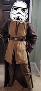 Cossky Adult Outfit for Jedi Costume Tunic Hooded Robe Anakin Skywalker Uniform Brown Version Review