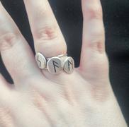 The Wicked Griffin Rune Ring - Stackable - Custom Elder Futhark Rune Review