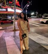 Moda Glam Boutique Trophy Wife Strapless Sequin Gown- Gold Review