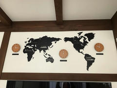 Travel Bible Shop World Map Wooden Wall Clock Review
