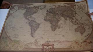 Travel Bible Shop Retro World Map Poster Review