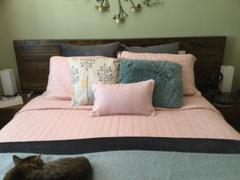 Simply Cushions Eva Linen Light Blue Floral Cushion Cover - Large Review