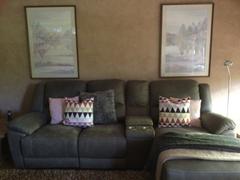 Simply Cushions Eva Linen Light Blue Floral Cushion Cover - Large Review