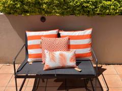 Simply Cushions Byron Orange Outdoor Sofa Cushions Set - 5 Covers Review