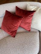 Simply Cushions Rust Velvet Cushion Cover Review