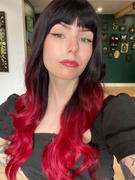 Weekendwigs Black Ombre Red Synthetic Wig HW236 Review