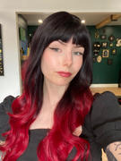 Weekendwigs Black Ombre Red Synthetic Wig HW236 Review