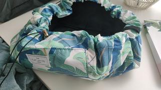 The Flat Lay Co. XXL Drawstring Makeup Bag in Tropical Leaves Review
