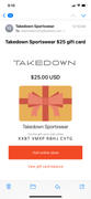 Takedown Sportswear Takedown Gift Card Review