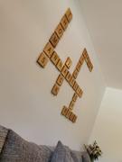 Bramble Signs Giant Novelty Solid Oak Scrabble Letters Wall Art Review