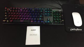 allmytech.pk AUKEY Mechanical Keyboard Blue Switch, 104-Key RGB Backlit Gaming Keyboard with Customizable Lighting Effects, Aluminium USB Wired Keyboard - KM-G3 Review