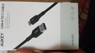 allmytech.pk Aukey USB A To USB C Quick Charge 3.0 Cable-6.6ft - CB-AKC2 - Black Review