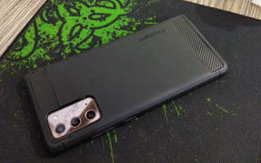 allmytech.pk Galaxy Note 20 Rugged Armor Case by Spigen  ACS01417 - Matte Black Review