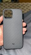 allmytech.pk iPhone 12 Pro Max MagEZ Aramid Fiber Magnetic Case by PITAKA - Black / Grey Twill Review