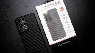 allmytech.pk Galaxy S21 Ultra Aramid MagEZ Case by PITAKA - Black / Grey Twill Review