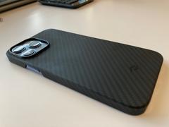 allmytech.pk iPhone 13 Pro Max MagEZ Case 2 MagSafe Compatible Carbon Fiber Magnetic Case by PITAKA - Black / Grey Twill Review
