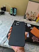 allmytech.pk iPhone 13 Pro Max MagEZ Case 2 MagSafe Compatible Carbon Fiber Magnetic Case by PITAKA - Black / Grey Twill Review