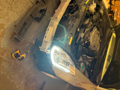 Spec-D Projector Headlights Infiniti G35 Coupe (03-07) Sequential Signal - Black / Chrome / Smoked