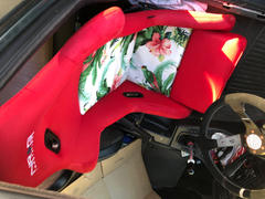NRG Racing Seats (Large - Black/Red/Blue - Fiberglass Bucket - Fixed Back) FRP-300