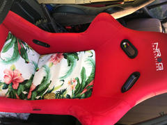 NRG Racing Seats (Large - Black/Red/Blue - Fiberglass Bucket - Fixed Back) FRP-300