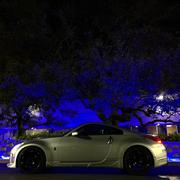 Spec-D Tuning Exhaust Nissan 350Z (03-08) Dual Muffler Polished / Blue Burnt Tips