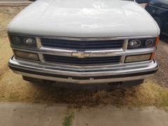 Spec-D Projector Headlights Chevy C10 / Blazer / Tahoe / Silverado (88-98) Halo LED - Black or Chrome